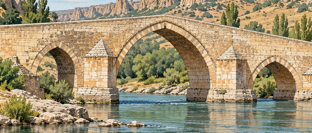 Çeşnigir Bridge çizimi, Kırıkkale