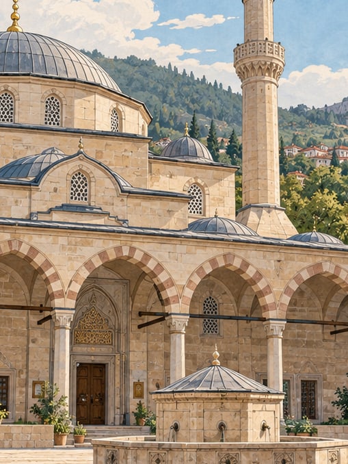 Ilustración: Mezquita de Cevahir Ali Efendi, Yozgat