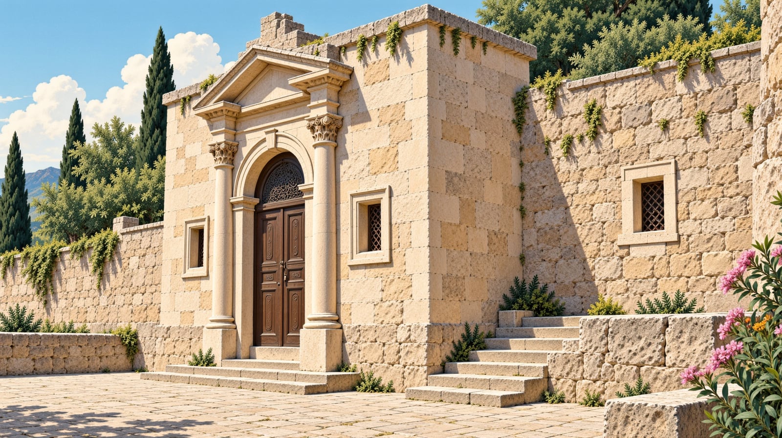 Ceviz Fountain çizimi, Mardin