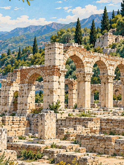 Zeichnung: Ausgrabungsstätte Çevlik, Hatay