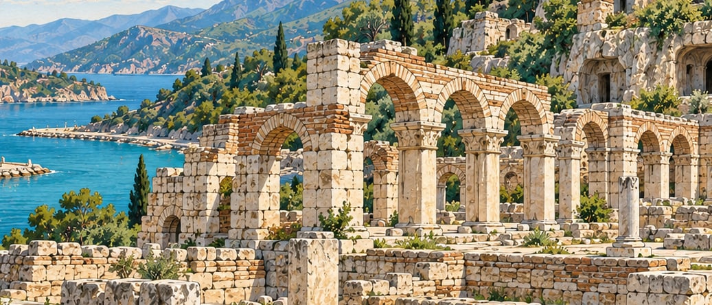 Çevlik Archaeological Site çizimi, Hatay