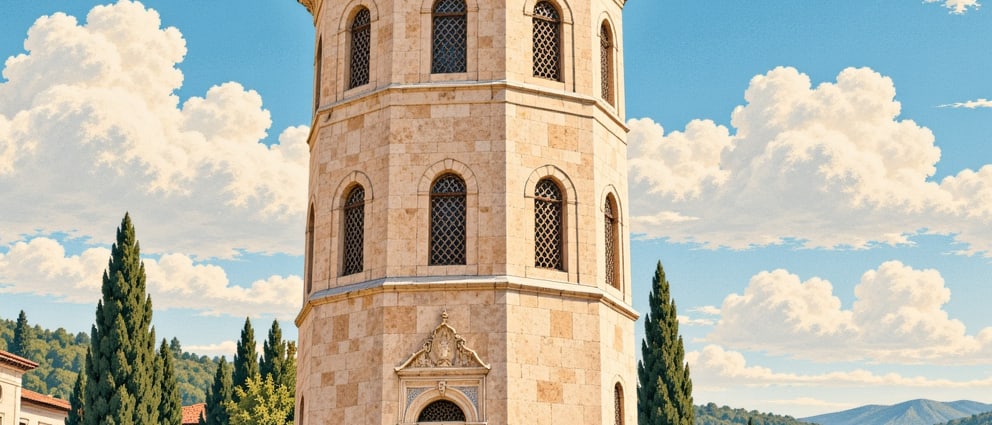 Cihanoğlu Tower çizimi, Aydın