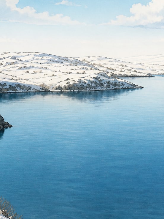 Çıldır Lake çizimi, Ardahan