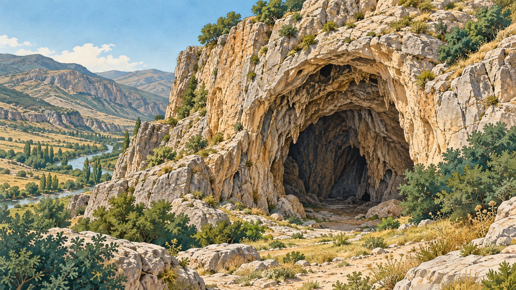 Çımağıl Cave çizimi, Bayburt