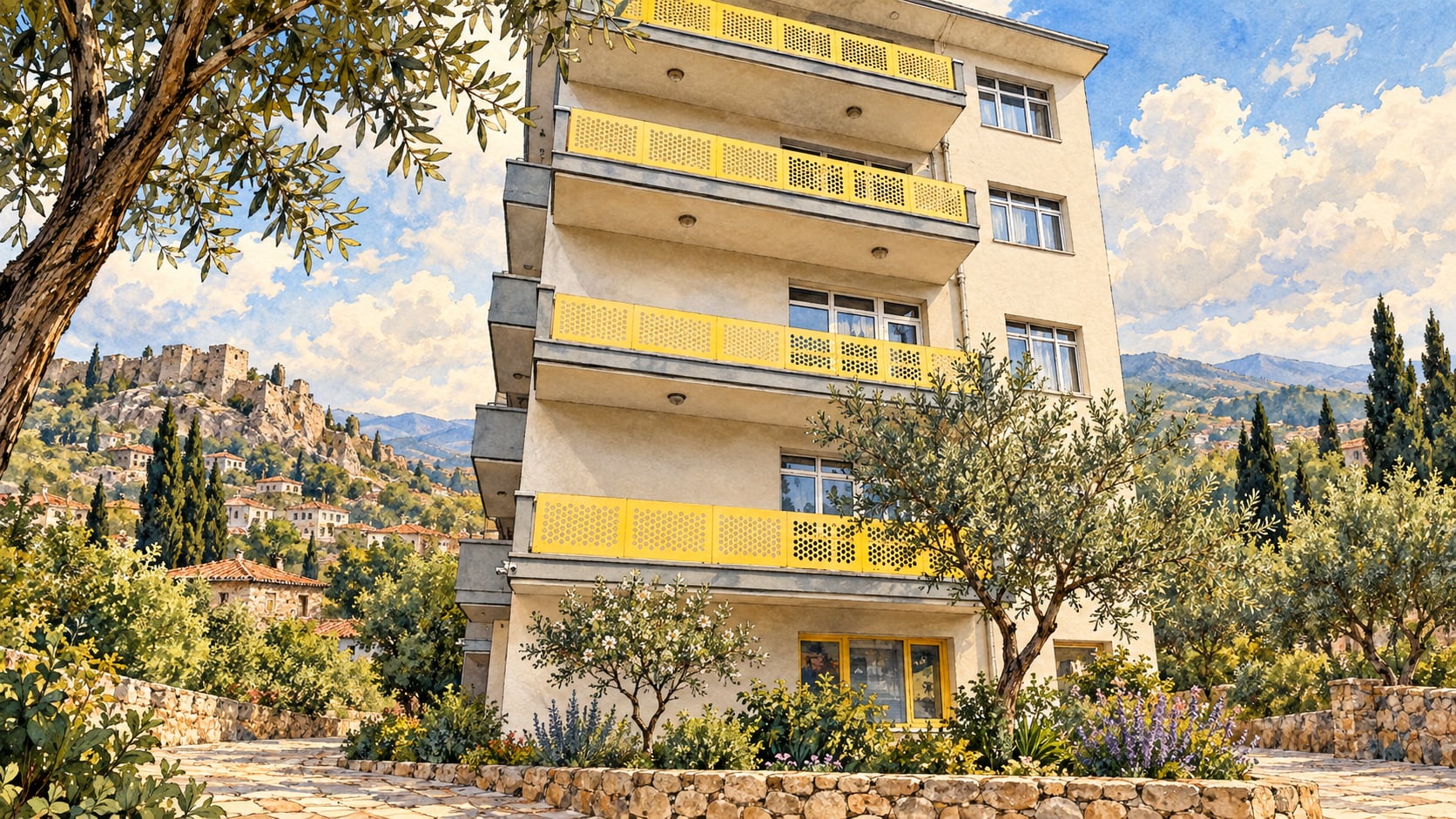 Cin Ali Museum çizimi, Ankara