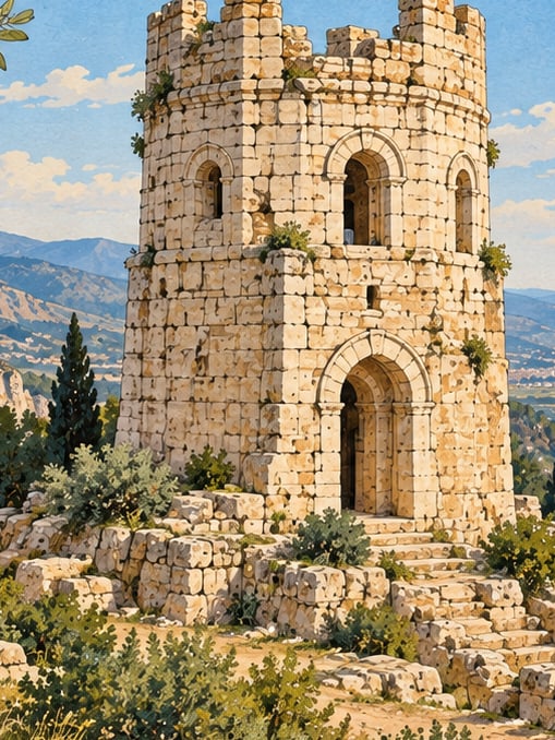 Ilustración: Torre de Cin, Hatay