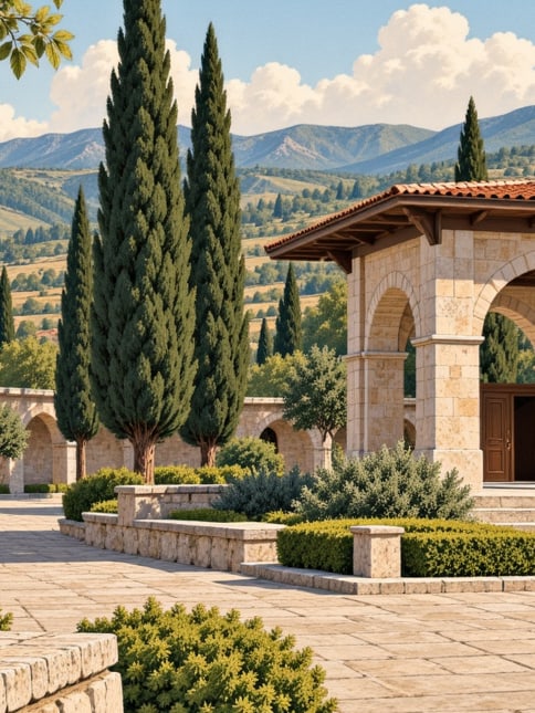 Zeichnung: Fliesenmuseum, Kütahya