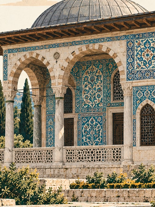 Çinili Köşk çizimi, İstanbul