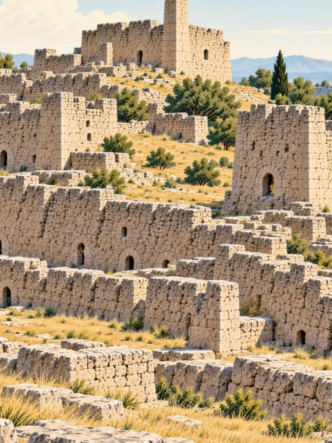 Ilustración: Castillo de Cizre, Şırnak