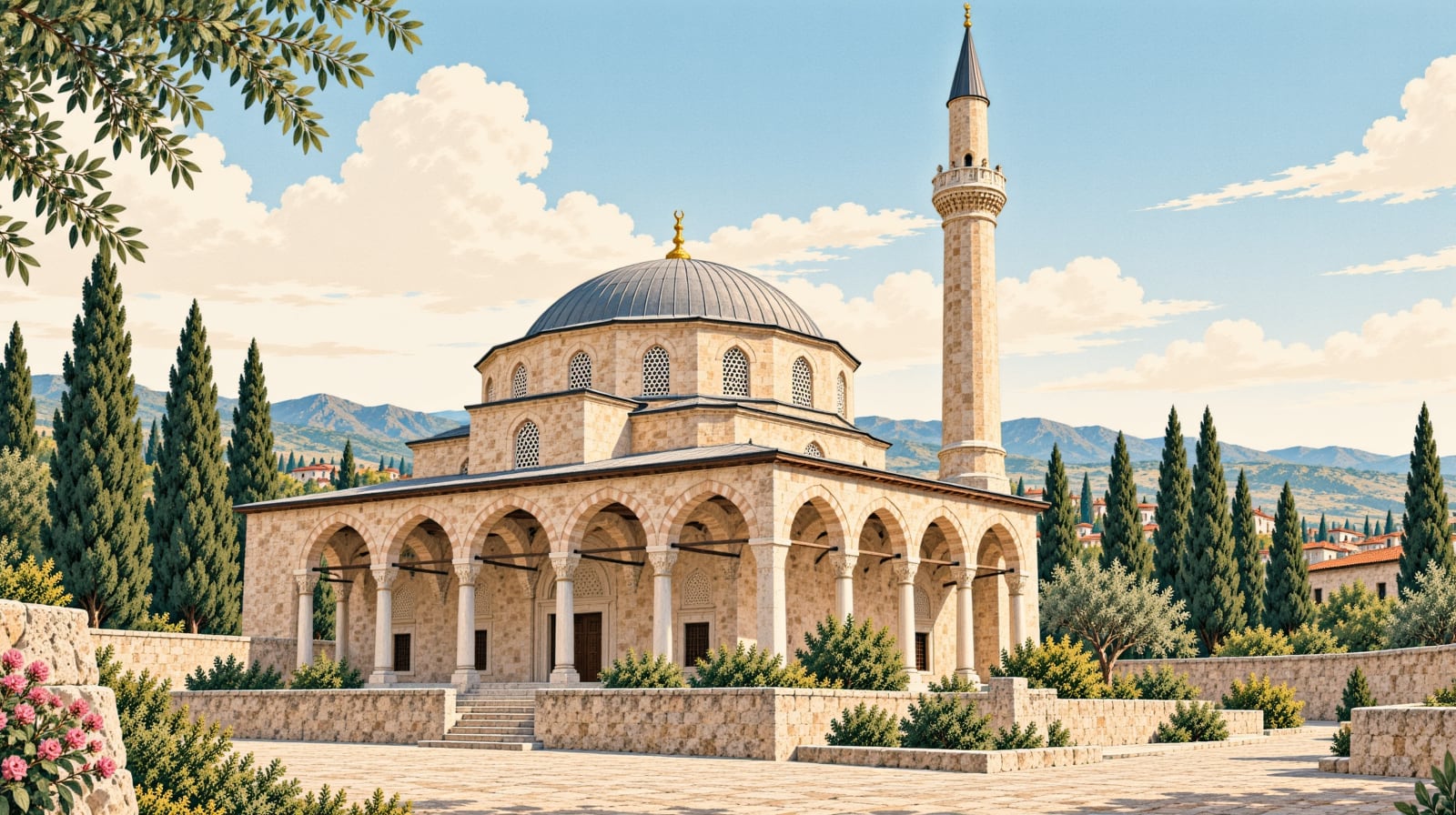 Cizre Ulucami çizimi, Şırnak