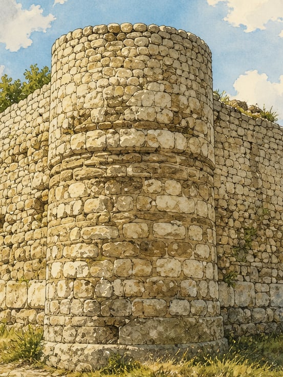 Zeichnung: Burg von Çorum, Çorum