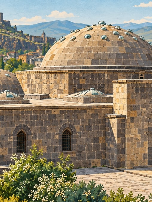 Ilustración: Baño de Cuma / Baño de Asri / Baño de Abidin, Kars