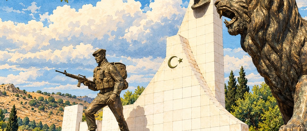 Republic Martyrs' Cemetery çizimi, Afyonkarahisar
