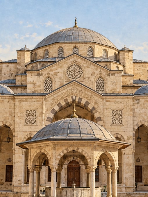 Ilustración: Mezquita de Cüneyne, Kilis
