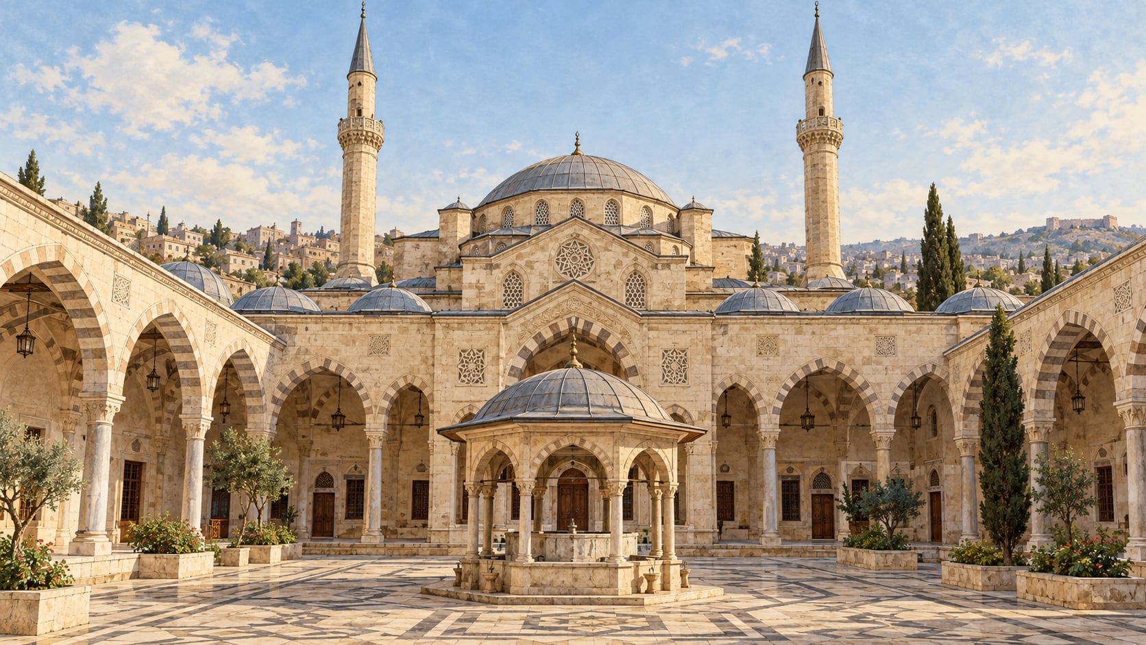 Cüneyne Mosque çizimi, Kilis