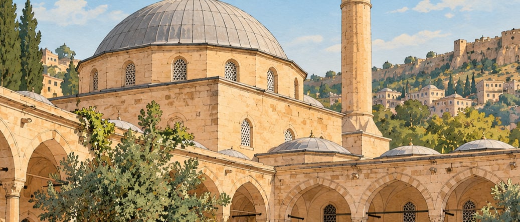 Dabakhane Mosque çizimi, Şanlıurfa