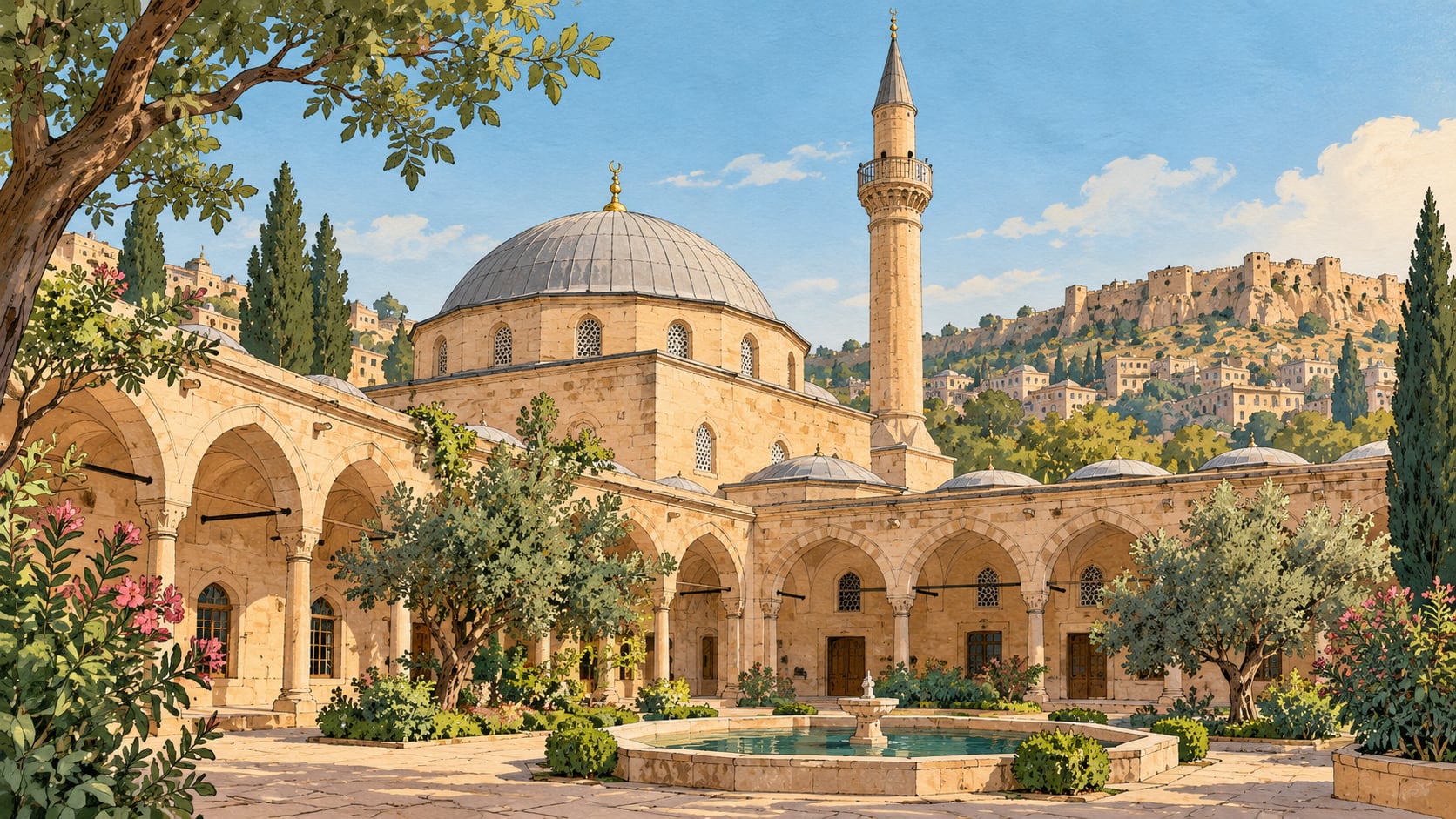 Dabakhane Mosque çizimi, Şanlıurfa