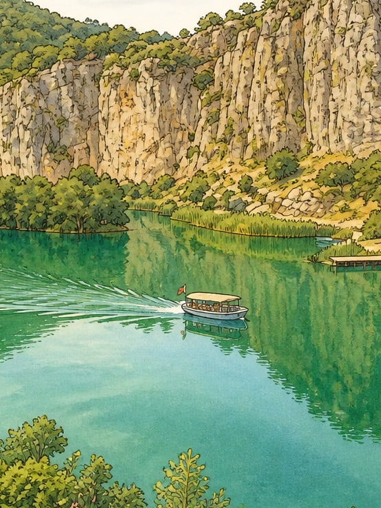 Dalyan çizimi, Muğla