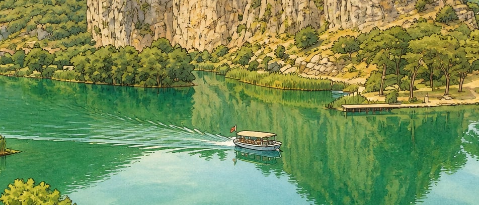 Dalyan çizimi, Muğla