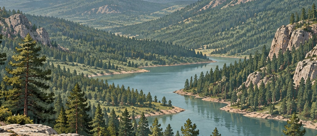 Dandindere Nature Conservation Area çizimi, Afyonkarahisar