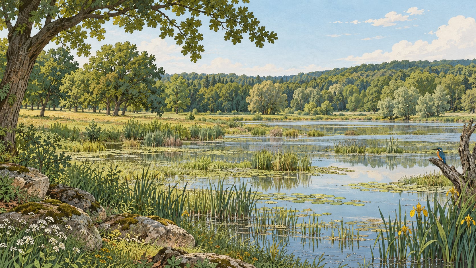 Danişment Nature Park çizimi, Edirne
