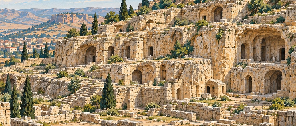 Dara Ancient City çizimi, Mardin