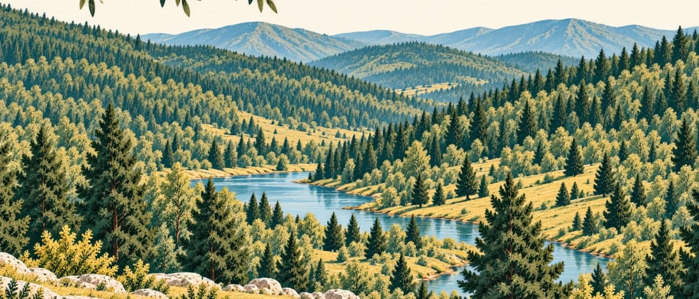 Darıdere Nature Park çizimi, Balıkesir