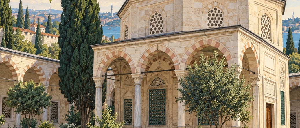 Davud Paşa Tomb çizimi, İstanbul