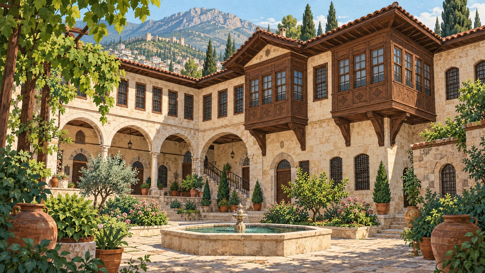 Dedeoğlu Mansion çizimi, Kahramanmaraş