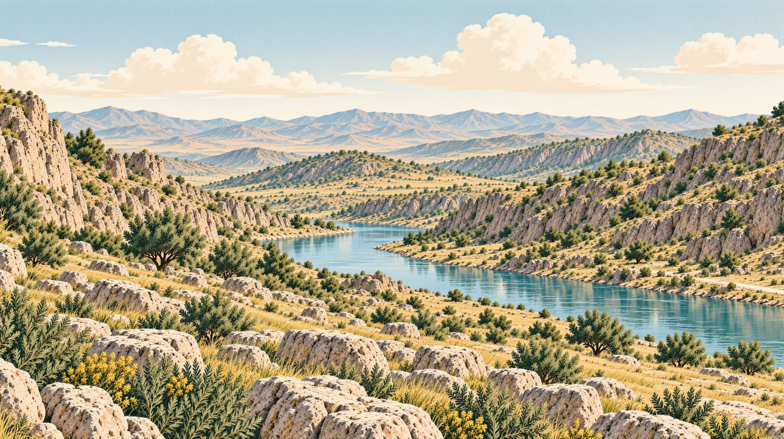 Değirmen Stream çizimi, Adıyaman