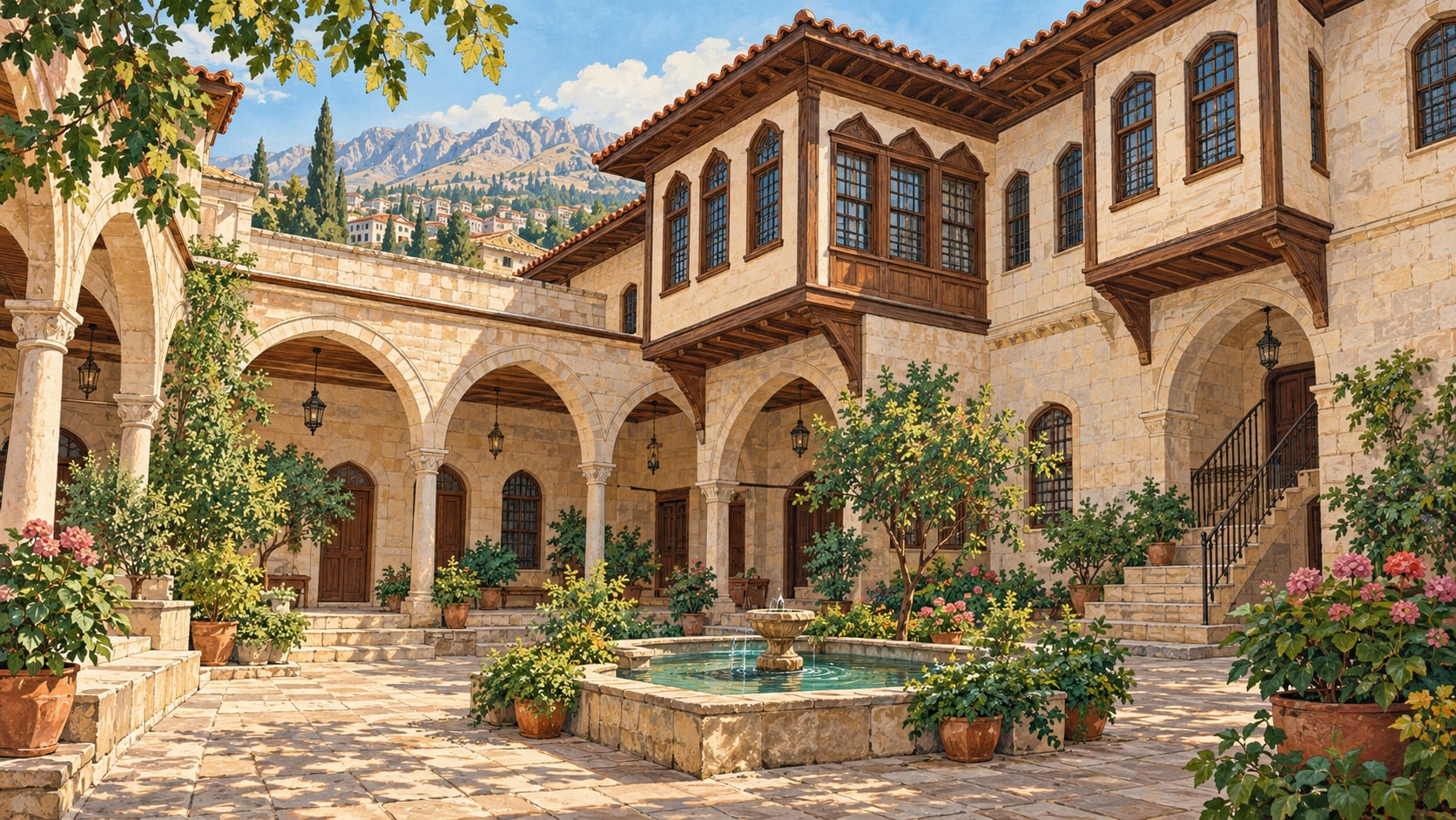 Deli Gönüller Mansion çizimi, Kahramanmaraş