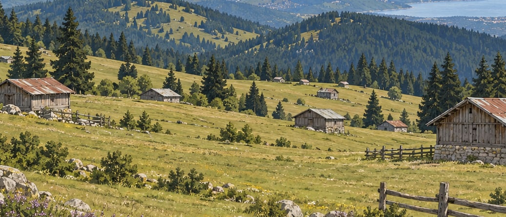 Delmece Plateau Nature Park çizimi, Yalova