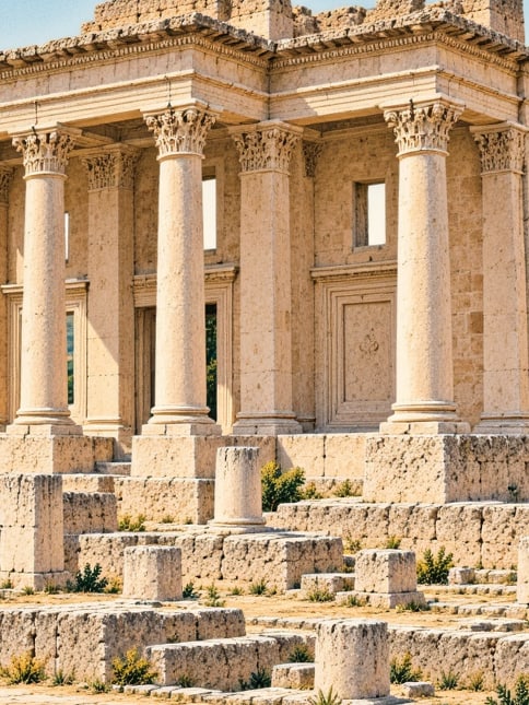 Ilustración: Tumbas monumentales de Demircili, Mersin