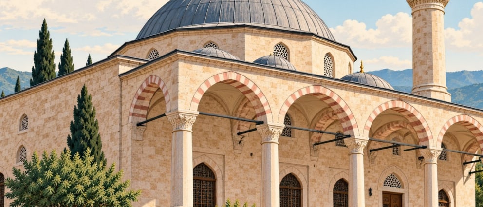 Demirkapı Village Mosque çizimi, Rize