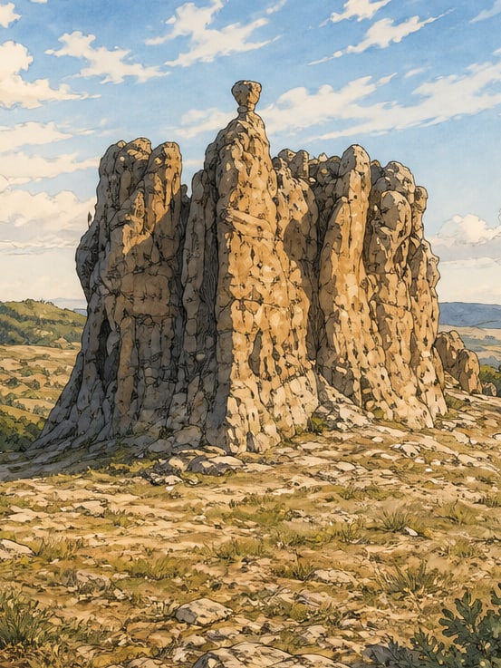 Ilustración: Castillo de Demirli, Afyonkarahisar