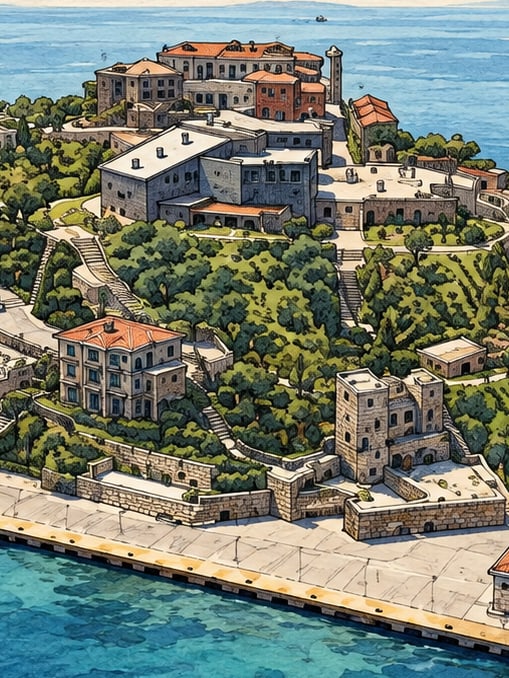 Ilustración: Complejo Museístico de la Isla de la Democracia y las Libertades, İstanbul