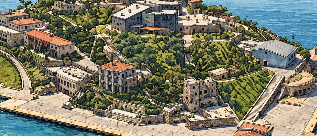 Democracy and Freedoms Island Museum Complex çizimi, İstanbul