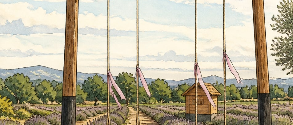 Denizli Gözler Thyme-Lavender-Sage Gardens çizimi, Denizli