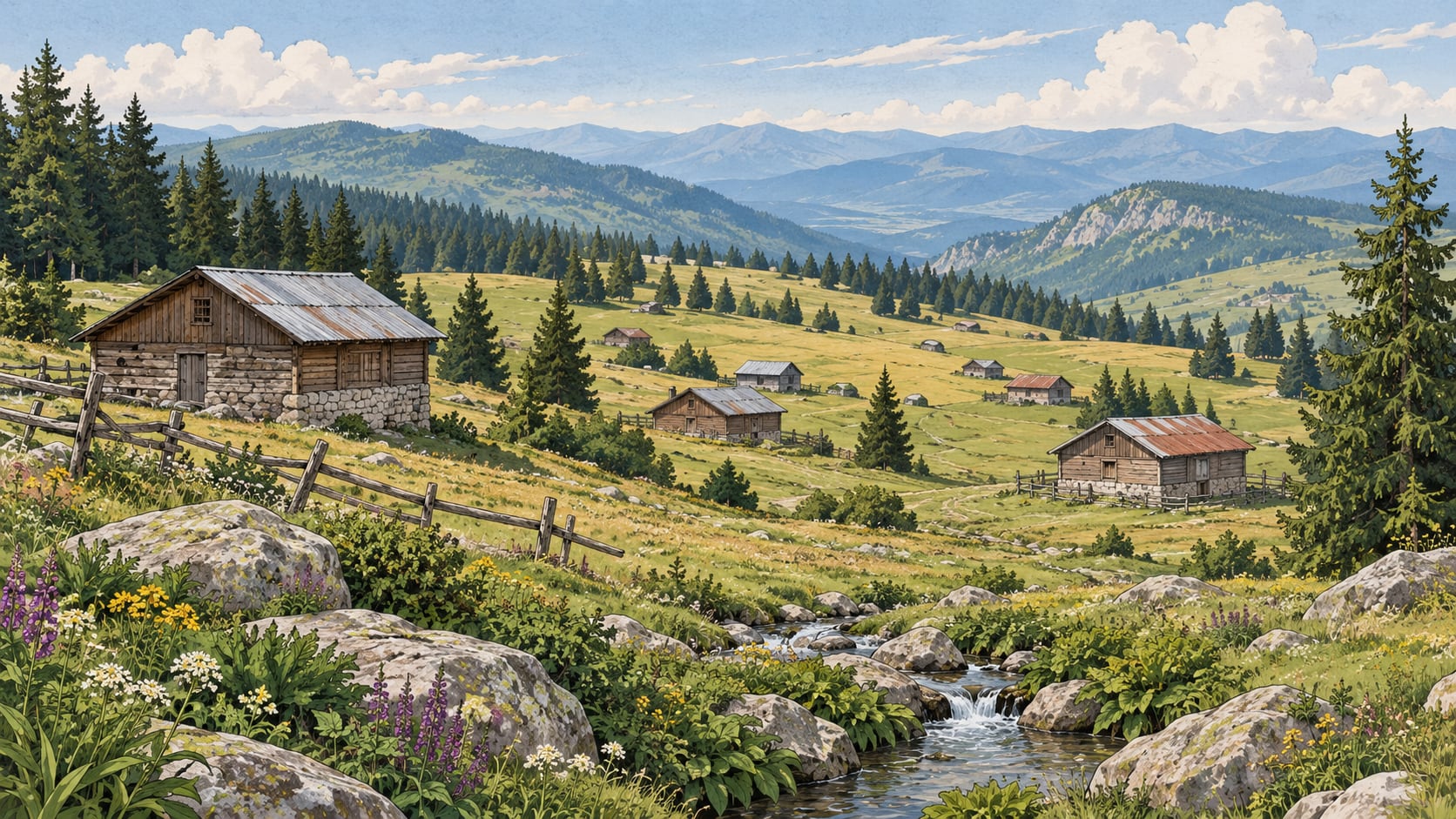 Derebalık Plateau çizimi, Düzce