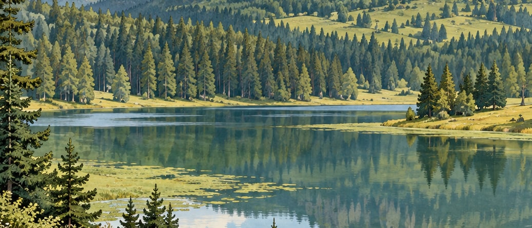 Deregöl Nature Park çizimi, Bolu