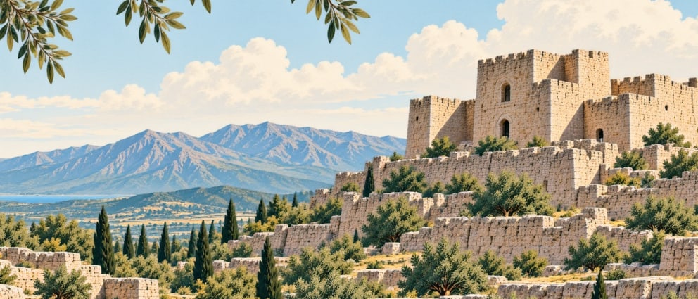 Derzin Castle çizimi, Siirt
