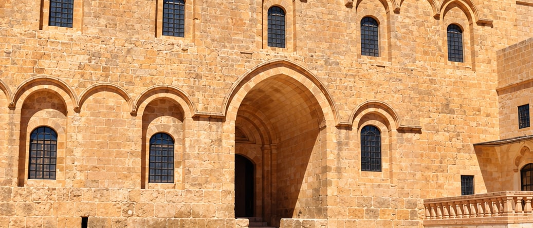 Deyrulzafaran Monastery çizimi, Mardin