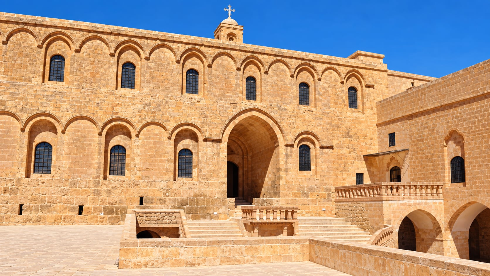 Deyrulzafaran Monastery çizimi, Mardin