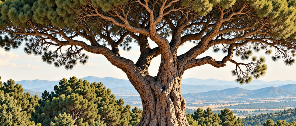 Dibek Cedar Tree Natural Monument çizimi, Antalya