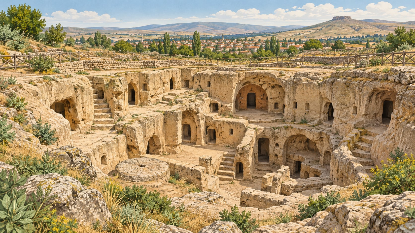 Dibek Nature Conservation Area çizimi, Antalya