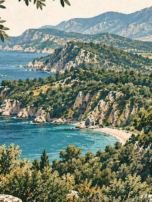 Dilek Y. – B. Menderes D. National Park çizimi, Aydın