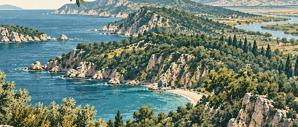 Dilek Y. – B. Menderes D. National Park çizimi, Aydın