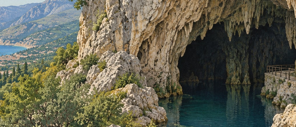 Dim Cave çizimi, Antalya