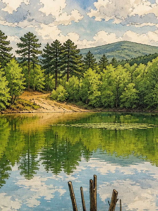 Dipsiz Lake çizimi, Yalova