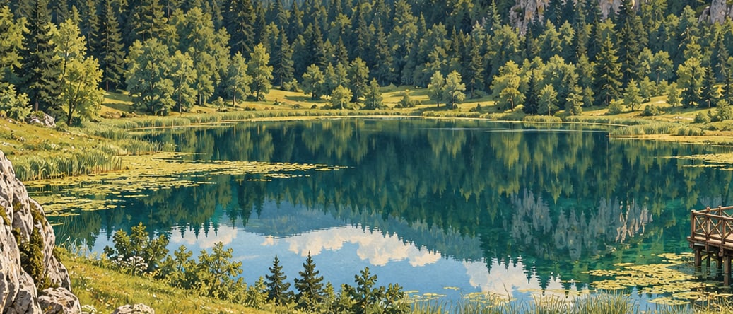 Dipsizgöl Nature Park çizimi, Kastamonu